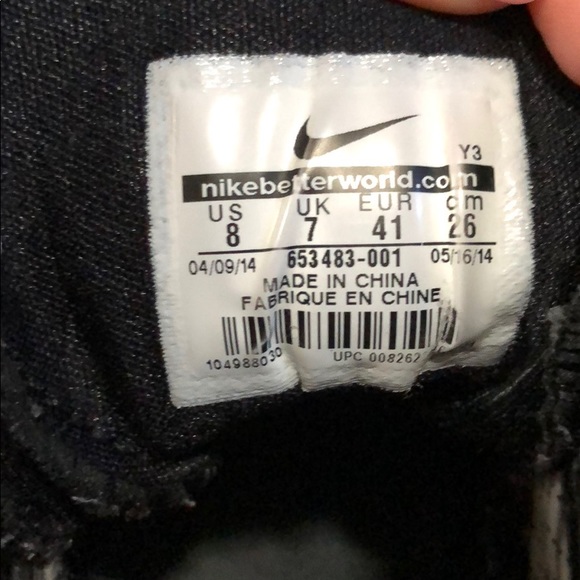 Nike Black Hyperdunk basketball Shoes - Picture 3 of 4